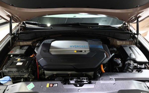 véhicule électrique à pile à combustible, exposé lors du 2021 Ulsan International Hydrogen Energy Exhibition & Forum à Ulsan, en Corée du Sud