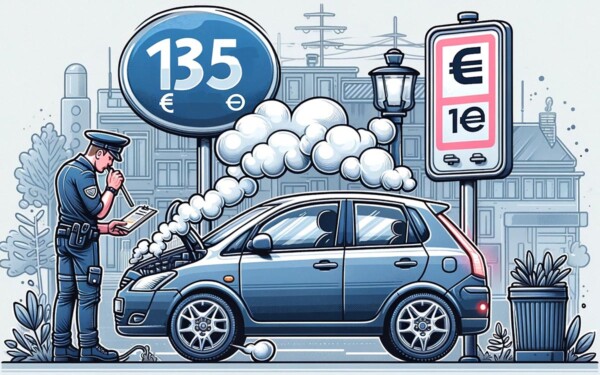 Attention : Laisser son moteur tourner en stationnement peut vous coûter cher !