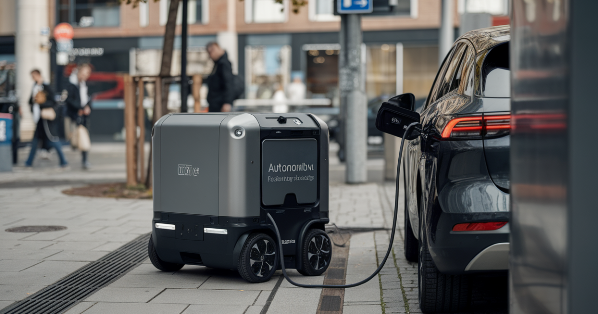 Un robot chargeur autonome à commander par application, pour éviter les bornes et réduire les coûts publics