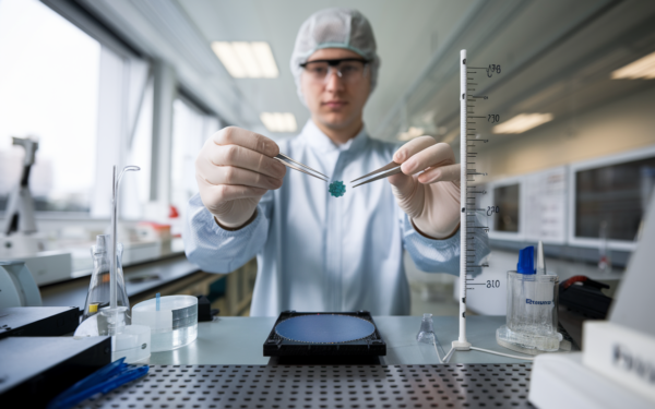 Une cellule solaire triple jonction pérovskite-silicium signe un record et vise le spatial